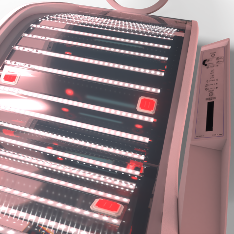 Red light collagen has a rejuvenating and soothing effect on your skin