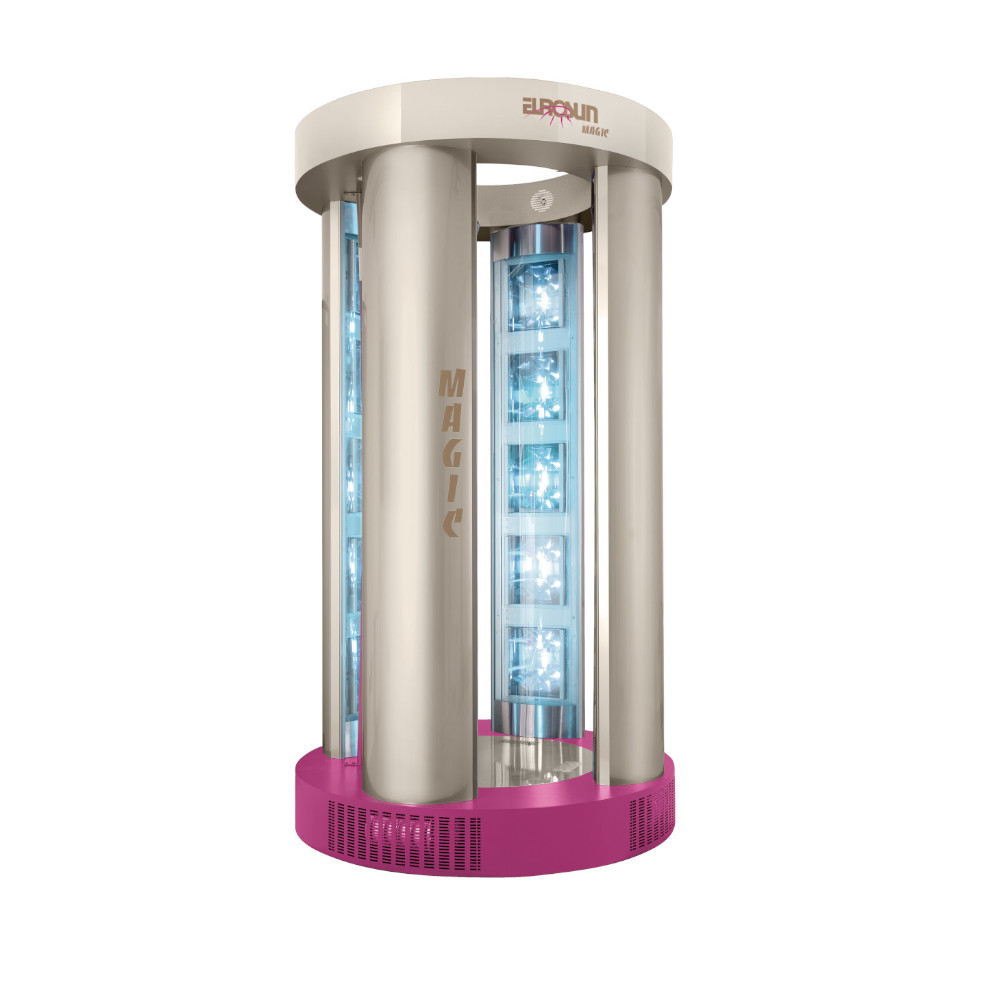 Magic tanning shower plus solarium 4 columns